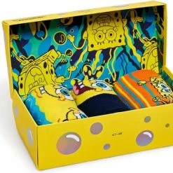 Happy Socks Sponge Bob Giftbox - Maat 36-40 -Beenmode Winkel 550x437 1