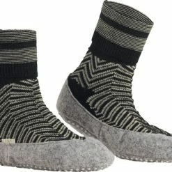 FALKE Cosyshoe Herringbone Slofsok Lang Met Patroon Met Anti-slip Noppen Gestreept Maagdelijke Wol Zwart Dames Sokken - Maat 37-38 11 FALKE Cosyshoe Herringbone Slofsok Lang Met Patroon Met Anti-slip Noppen Gestreept Maagdelijke Wol Zwart Dames Sokken - Maat 37-38 -Beenmode Winkel 550x438 3