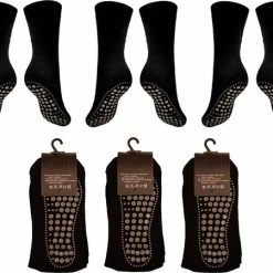 Merkloos Anti Slip Sokken Huissokken 3 Paar Maat 43-46