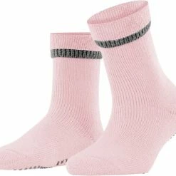 FALKE Cuddle Pads Slofsokken Comfortabel Warm Winter Antislip Ondoorzichtig Zacht Mid-rise Zonder Motief Met Noppen Katoen Merino Wol Roze Dames Sokken - Maat 35-38 -Beenmode Winkel 550x484 2