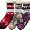 Sukats® Huissokken - Homesocks - 3 Paar - Maat 36-41 - Mix E - Anti-Slip - Fluffy - Dames Huissokken -Beenmode Winkel 550x492