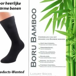 Merkloos 3 Paar Bamboe Volledig Badstof Gevoerde Lange Sokken 46-47 -Beenmode Winkel 550x492 2