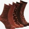 Scapino 5 Paar Dames Sokken Met Print - Rood - Maat 35/38 -Beenmode Winkel 550x498 1