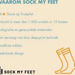 Sock My Feet - Grappige Sokken Dames - 2 Pack - Maat 36-38 - Sokken Giftbox - Funny Socks - Vrolijke Sokken - Katten Sokken - Cat Socks- Gekke Sokken - Grappige Cadeaus -Beenmode Winkel 550x505 1