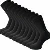 10 Paar Sokken - VANSENZO® - Basic - Zwart - Maat 39-42 -Beenmode Winkel 550x516 1