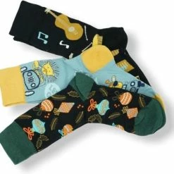 La Pèra Cool Socks Unisex Set Van 3 Paar Happy Sokken In Een Giftbox Mix - Maat 35-38 -Beenmode Winkel 550x519