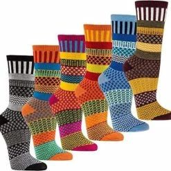 SOCKS4FUN "Multi Kleuren" Wollen Sokken. 35-38. 2 Paar