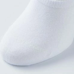 Merkloos Witte No Show Sneakersokken - Maat 39/42 - 8 Paar - Onzichtbare Sneakersokken - Anti-slip Hak -Beenmode Winkel 550x534