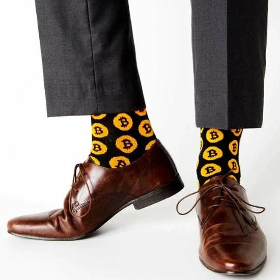 Merkloos Bitcoin Sokken 5 Merkloos Bitcoin Sokken - Afbeelding 3