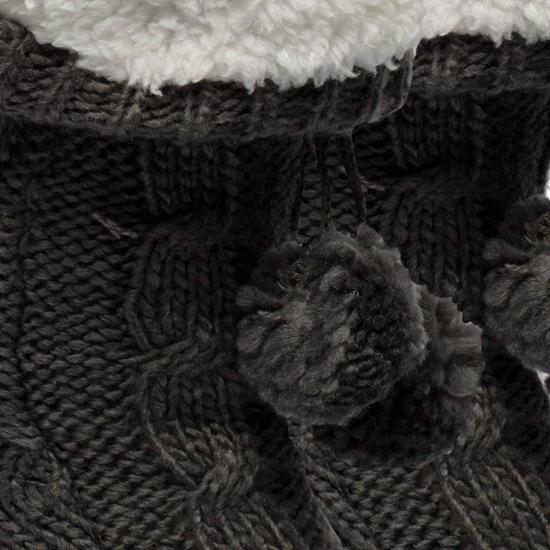 Scapino 1 Paar Gevoerde Antislip Dames Huissokken - Grijs - Maat 35/38 4 Scapino 1 Paar Gevoerde Antislip Dames Huissokken - Grijs - Maat 35/38 - Afbeelding 2