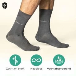 SQQUADD Bamboo Wear SQQUADD® Bamboe Sokken Dames En Heren - Unisex - Maat 39-42 - Naadloos En Duurzaam - Tegen Zweetvoeten - Bamboo - Grijs 11 SQQUADD Bamboo Wear SQQUADD® Bamboe Sokken Dames En Heren - Unisex - Maat 39-42 - Naadloos En Duurzaam - Tegen Zweetvoeten - Bamboo - Grijs -Beenmode Winkel 550x550 151