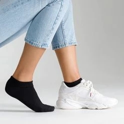 Jacob & Roy's Sneakersokken 10 Paar - Zwart - Enkelsokken Dames & Heren - Footies - Maat 35-38 - Sneaker Sokken -Beenmode Winkel 550x550 17