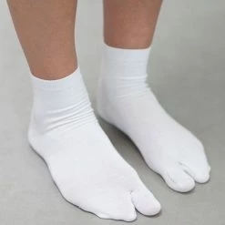 Bonnie Doon Grote Teen Sok Wit Dames Maat 36/41 - Big Toe Sock - Japanse Tabi Sokken - Gladde Teennaad - Teensokken - Toesocks - 1 Paar - Teenslipper Sokken - Geen Vervelende Naden - White - BN061061.1