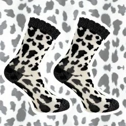 Sock My Feet Sock My Cow Skin-sokken Voor Dames-funny Socks-36/38
