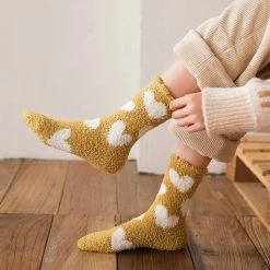 Jollysta Jolly Socks - 10 Paar Huissokken Dames - Fluffy Sokken - Warme Sokken - Dikke Sokken - Vrolijke Sokken - Hartjes Sokken - Maat 35-42 -Beenmode Winkel 550x550 202