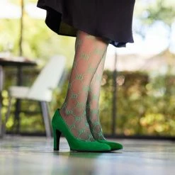 Bonnie Doon Dames Geruite Panty Kniekousen Zwart Maat 36/42 - Knie Kousen 20 Denier - Ruitjes - Ruiten - Print - Uitstekend Draagcomfort - Bonnie Doon Knee High - Kniesokken - Zakt Niet Af - OEKO-TEX - Black - BP221801 -Beenmode Winkel 550x550 62