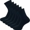 6 Paar Badstof Quarter Sneakersokken - SQOTTON - Zwart - Maat 39-42 -Beenmode Winkel 550x560 1