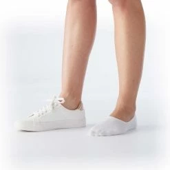 Merkloos Witte No Show Sneakersokken - Maat 39/42 - 8 Paar - Onzichtbare Sneakersokken - Anti-slip Hak -Beenmode Winkel 550x562 3
