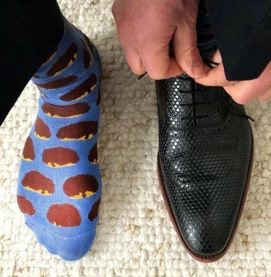 Merkloos Bossche Bol Sokken - Donkerblauw - Maat 41-45 5 Merkloos Bossche Bol Sokken - Donkerblauw - Maat 41-45 - Afbeelding 3