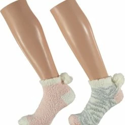Lage Bedsokken Dames | Roze | One Size | Slaapsokken | Warme Sokken Dames | Winter Sokken | Bedsokken Dames Maat 39 42 | Fluffy Sokken | Warme Sokken | Bedsokken | Fleece Sokken | Apollo -Beenmode Winkel 550x573 7