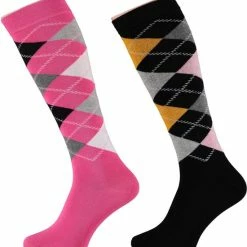 Modal Fashion Kniekousen | 2-Paar | Multi Roze | Maat 35/38 | Kniekousen Dames | Kniekousen | Kniekousen Meisjes | Kniekousen Maat 35 38 | Apollo