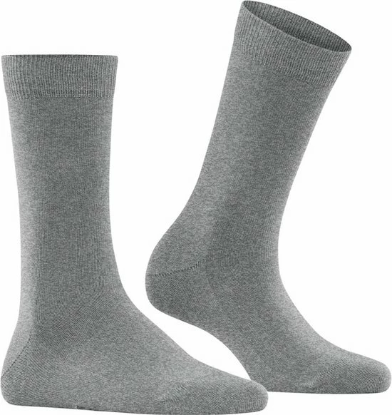 FALKE Family Grondstofvriendelijk Zacht Zonder Motief Duurzaam Ondoorzichtig Mid-rise Duurzaam Katoen Grijs Dames Sokken - Maat 39-42 5 FALKE Family Grondstofvriendelijk Zacht Zonder Motief Duurzaam Ondoorzichtig Mid-rise Duurzaam Katoen Grijs Dames Sokken - Maat 39-42 - Afbeelding 3