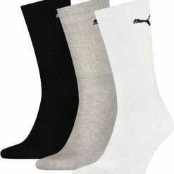PUMA Sportsokken - SPORT 3Paar-Unisex-Maat-43 White / Grey / Black -Beenmode Winkel 550x592 3