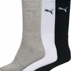 PUMA Sportsokken - SPORT 3Paar-Unisex-Maat-43 White / Grey / Black -Beenmode Winkel 550x601 1
