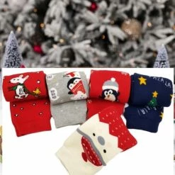 Merkloos Happy Warme Dikke Kerstsokken Set- Youhomy Sokken Maat 35-38 Rood, Grijs-Hoge Kwaliteit En Kriebelt Niet- 2 Paar Dikke Wintersokken -Vrolijke Kerstprint Rood - Kerstsokken Dames, Meisje, Heren, Jongens - Kerst - Kerstcadeau -Beenmode Winkel 550x602 2