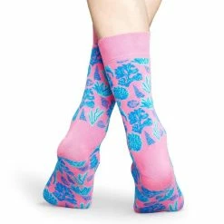 Happy Socks Under The Sea Sokken - Roze/Blauw - Maat 36-40 -Beenmode Winkel 550x602 5