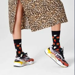 Happy Socks Sokken Met Print Hamburger Sock - Maat 36-40 -Beenmode Winkel 550x604 4