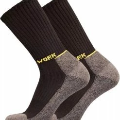 UphillSport - Warme Werksokken Met Bamboe - Maat 43/46 - Kleur: Zwart - Sterke Werksokken - Zonder Naden - Termal Klasse 3 - Per Paar