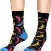 Happy Socks Sokken Andy Warhol Banana Socks Zwart Maat:41-46 -Beenmode Winkel 550x606