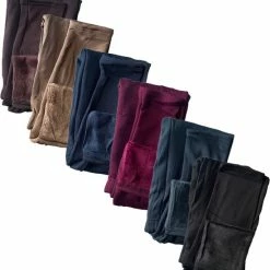 Merkloos Fleece Thermo Legging | Kleur Blauw | One Size 38-42 -Beenmode Winkel 550x611 5