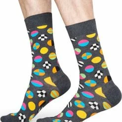 Happy Socks Sokken Clashing Dots - Unisex - Maat: 36-40 -Beenmode Winkel 550x616