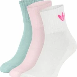 Adidas Originals Adidas Mid-Cut Crew Socks 3 Pairs GN3084, Unisex, Veelkleurig, Sokken, Maat: 40-42