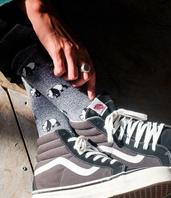 Alfredo Gonzales Sokken Panda Socks Blauw Maat:L 4 Alfredo Gonzales Sokken Panda Socks Blauw Maat:L - Afbeelding 2