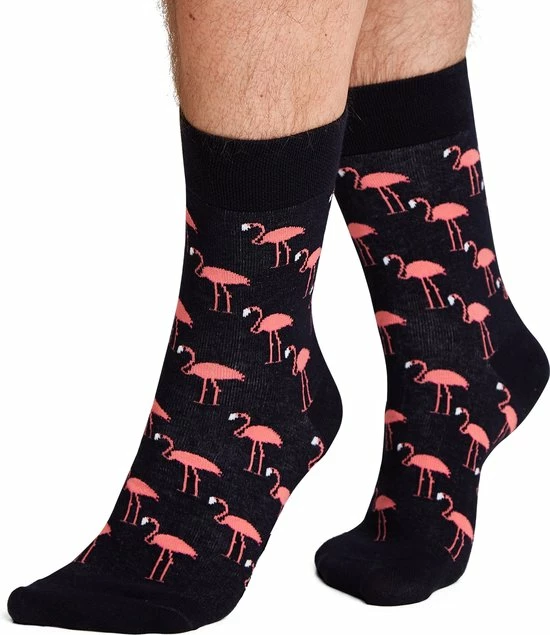 McGregor Sokken Dames | Maat 36-40 | Flamingo Sok | Donkerblauw Grappige Sokken/Funny Socks 7 McGregor Sokken Dames | Maat 36-40 | Flamingo Sok | Donkerblauw Grappige Sokken/Funny Socks - Afbeelding 5