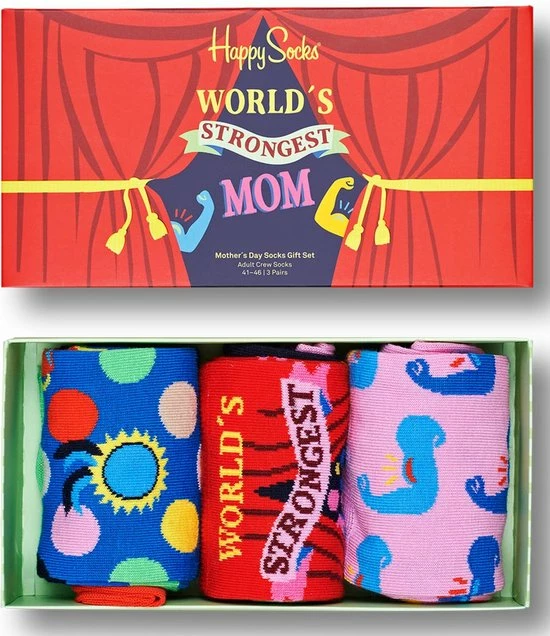 Happy Socks Moederdag Giftbox 3P - Maat 41-46 6 Happy Socks Moederdag Giftbox 3P - Maat 41-46 - Afbeelding 4
