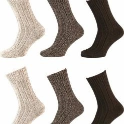 Apollo Noorse Wollen Sokken Assorti Kleuren Maat 43/46