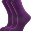 Groene Beer Bamboe - Sokken - 3 Paar - Paars - Maat 38-39 -Beenmode Winkel 550x654 1
