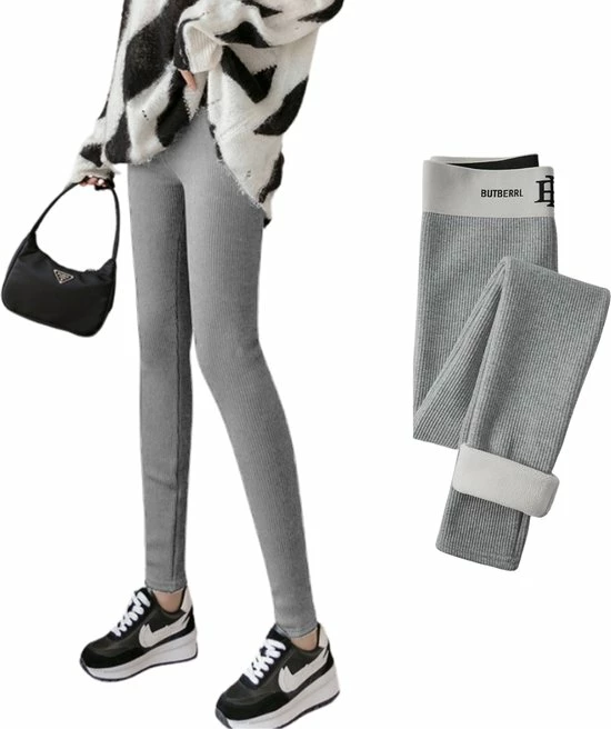 Merkloos Winter Legging - Fleece Legging - Thermo Legging - Kasjmier Legging - Thermo Kleding Dames - Thermo Legging Dames - Warme Legging - Gevoerde Legging - Dames Winter - Legging & Shapewear Dames | Licht Grijs | One Size 3 Merkloos Winter Legging - Fleece Legging - Thermo Legging - Kasjmier Legging - Thermo Kleding Dames - Thermo Legging Dames - Warme Legging - Gevoerde Legging - Dames Winter - Legging & Shapewear Dames | Licht Grijs | One Size