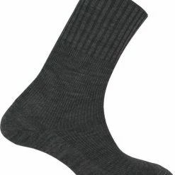 Basset - Wollen Sokken - Zonder Elastiek En Met Breed Boord - Diabetes Sokken - Marine - 45/47