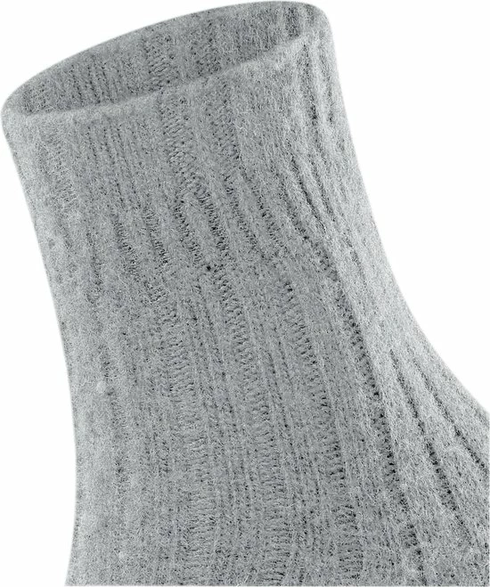 FALKE Bedsock Rib Versterkte Patroonloze Cottage Sokken Ademend Zacht En Houdt De Huid Warm In Bed Merinowol Kasjmier Grijs Dames Sokken - Maat 39-42 5 FALKE Bedsock Rib Versterkte Patroonloze Cottage Sokken Ademend Zacht En Houdt De Huid Warm In Bed Merinowol Kasjmier Grijs Dames Sokken - Maat 39-42 - Afbeelding 3