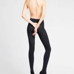 FALKE Warm Deluxe Comfortabel Thermo Elegant Zacht Winter Zonder Motief Effen Ondoorzichtig 80 Denier Zwart Dames Panty - Maat L -Beenmode Winkel 550x659 5