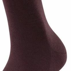 FALKE Family Grondstofvriendelijk Zacht Zonder Motief Duurzaam Ondoorzichtig Mid-rise Duurzaam Katoen Rood Dames Sokken - Maat 35-38 -Beenmode Winkel 550x660 2
