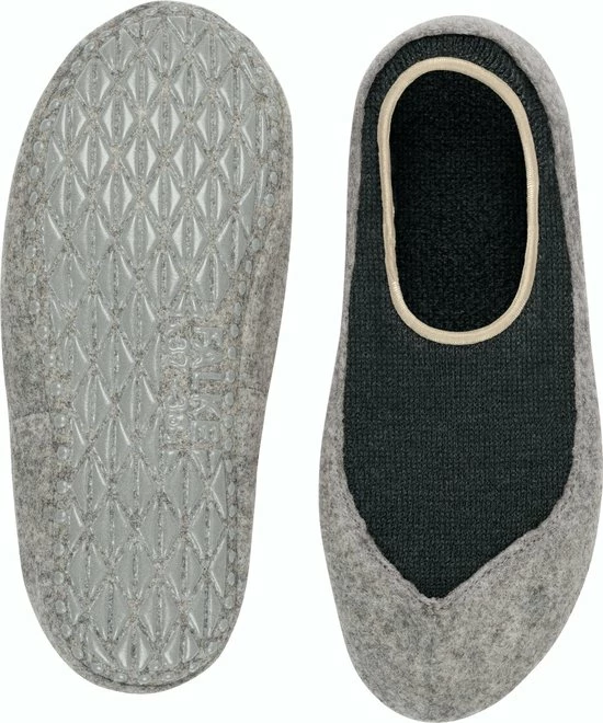 FALKE Cosyshoe Pantoffels Comfortabel Warm Winter Antislip Ondoorzichtig Zacht Mid-rise Met Vilten Zool Zonder Motief Met Noppen Merinowol Grijs Dames Sokken - Maat 37-38 7 FALKE Cosyshoe Pantoffels Comfortabel Warm Winter Antislip Ondoorzichtig Zacht Mid-rise Met Vilten Zool Zonder Motief Met Noppen Merinowol Grijs Dames Sokken - Maat 37-38 - Afbeelding 5