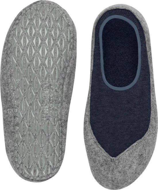 FALKE Cosyshoe Pantoffels Comfortabel Warm Winter Antislip Ondoorzichtig Zacht Mid-rise Met Vilten Zool Zonder Motief Met Noppen Merinowol Blauw Dames Sokken - Maat 39-40 6 FALKE Cosyshoe Pantoffels Comfortabel Warm Winter Antislip Ondoorzichtig Zacht Mid-rise Met Vilten Zool Zonder Motief Met Noppen Merinowol Blauw Dames Sokken - Maat 39-40 - Afbeelding 4