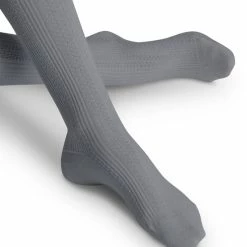 FALKE Knit Caress Warm Zonder Patroon Admend Oondorchzichtig Zacht Comfortabel Organisch Duurzaam Katoen Wol Grijs Dames Panty - Maat 36-38 -Beenmode Winkel 550x660 26