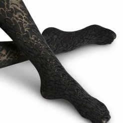 FALKE Floating Met Motief Fun Fijn Elegant Halfdoorzichtig 60 DEN Zwart Dames Panty - Maat M 18 FALKE Floating Met Motief Fun Fijn Elegant Halfdoorzichtig 60 DEN Zwart Dames Panty - Maat M -Beenmode Winkel 550x660 43